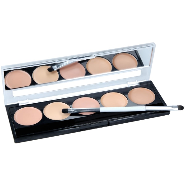 W7 Camouflage Kit Concealer Palette with Mirror and Applicator multifärg