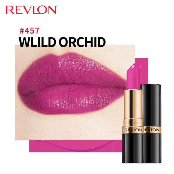 Revlon Super Lustrous PEARL Lipstick - 457 Wild Orchid (pearlized magenta