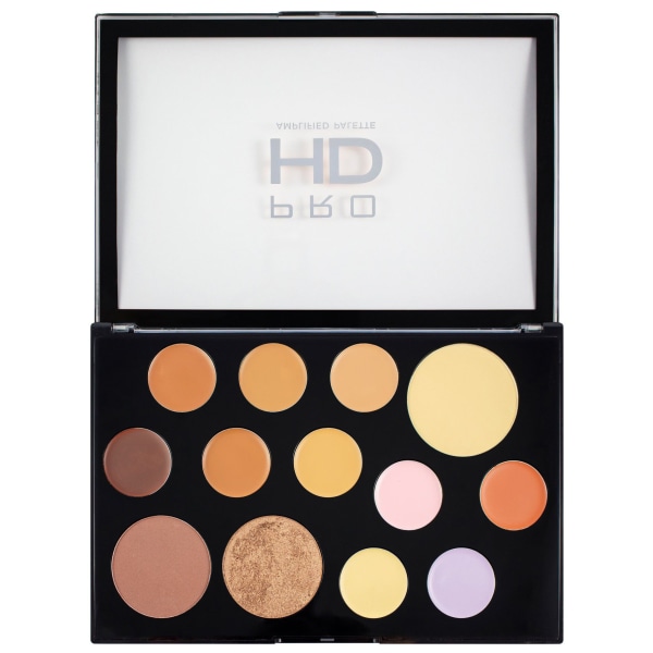 Revolution Pro HD Palette The Face Works Medium / Dark flerfärgad