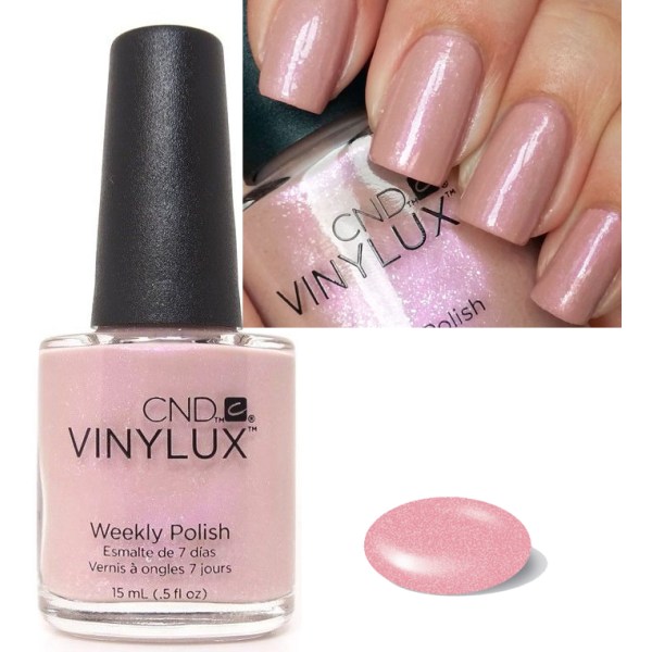 CND Vinylux Spring FLORA & FAUNA - 187 Fragrant Freesia pink shimmer