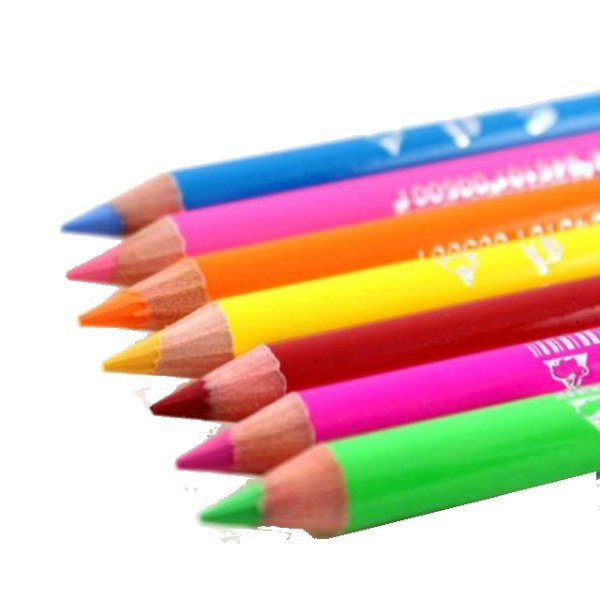 Saffron Bright Fluorescent NEON 2 in 1 Eyeliner & Lip Liner Pencil-Neon Yellow Gul