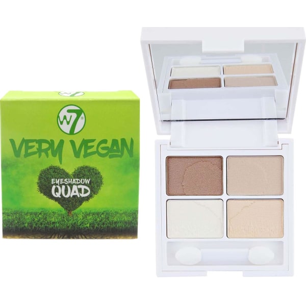 W7 Very Vegan Eyeshadow Quad-Summer Sands multifärg