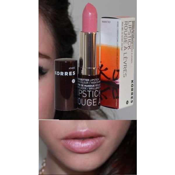 Korres Mango Butter Lipstick SPF10 - Frost Pink Ljusrosa