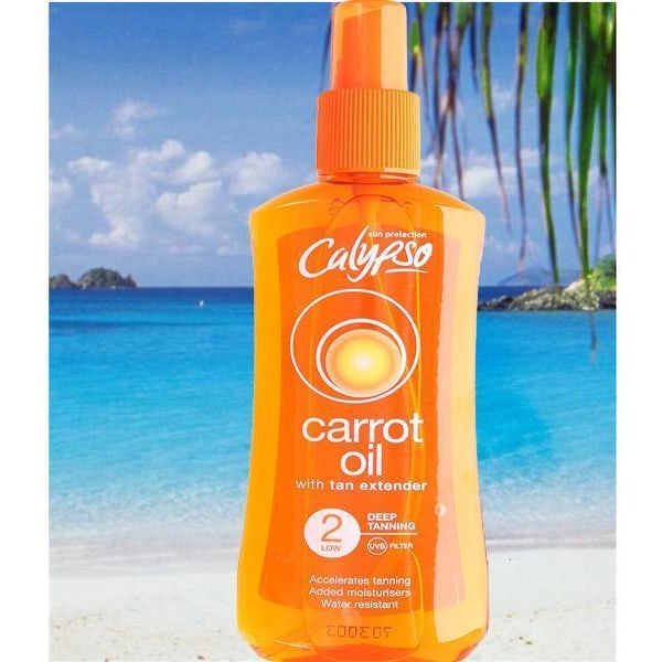Calypso Deep Tan ORIGINAL Carrot Oil Spray With Tan Extender SFP
