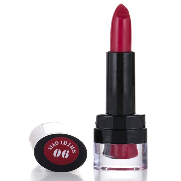 London Girl Long Lasting MATTE Lipstick-06 Mad Lillies Cherry Red