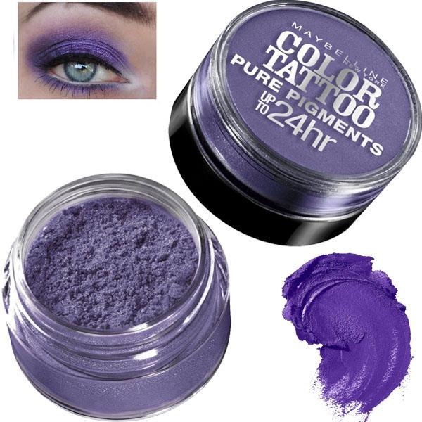 Maybelline Tattoo Pure Pigments 24H Eyeshadow-Potent Purple Lila