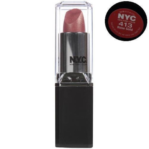 NYC Color Ultra Last Lipstick - Rose Gold Rosa guld