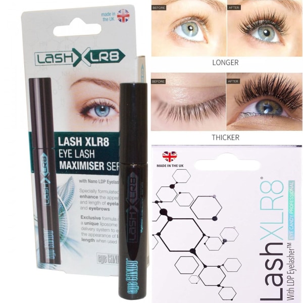EYE CANDY Lash XLR8 Eye Lash Maximiser Serum with Nano LDP Transparent