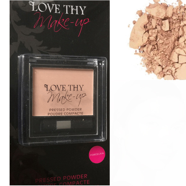 Love Thy Make Up London Cruelty-Free Pressed Powder - Porcelain Sand