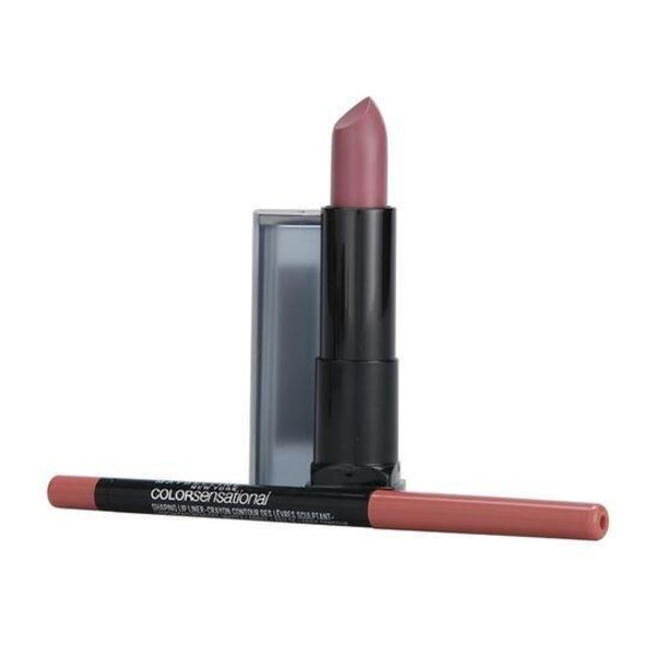 Maybelline The Matte Lip Kits-Smokey Taupe +Lipliner Dusty Rose Taupe