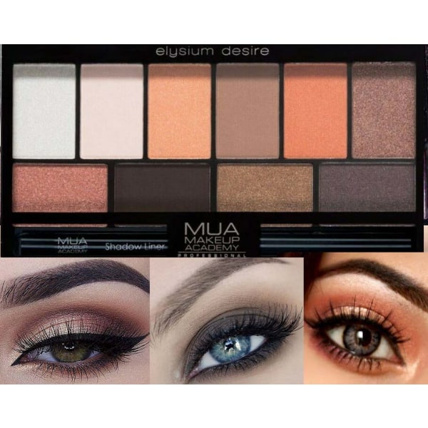 MUA Elysium Autumn & Winter Eyeshadow Palette & Eyeliner Pencil multifärg