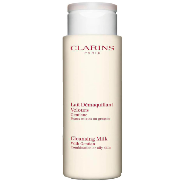Clarins Cleansing Milk 200ml +  Clinique ORIGINAL Purse Retro Flower Medium