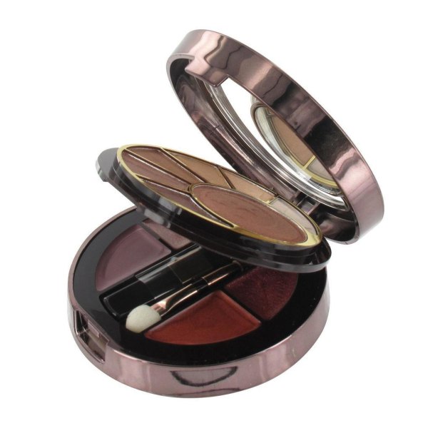Sunkissed Radiance Compact-Bronzing+Shadows+Lipstickgloss+brush multifärg