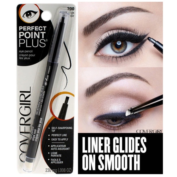 Covergirl Perfect Point Plus Eye Pencil - 200 Black Onyx svart