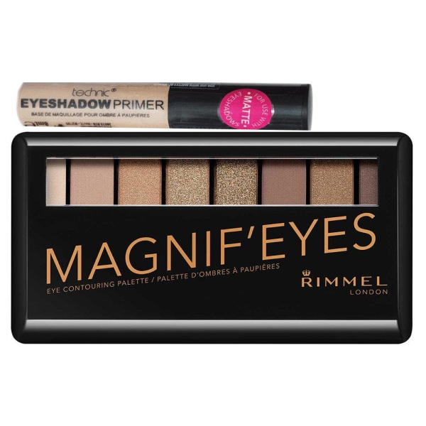 Rimmel Magnif'Eyes Contouring Palette-Keep Calm & Wear Gold+Tech multifärg