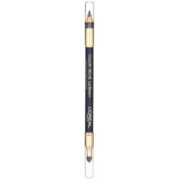 L'Oreal Riche Le Smoky Pencil Eye Liner & Smudger-Stormy Sea Mörkblå