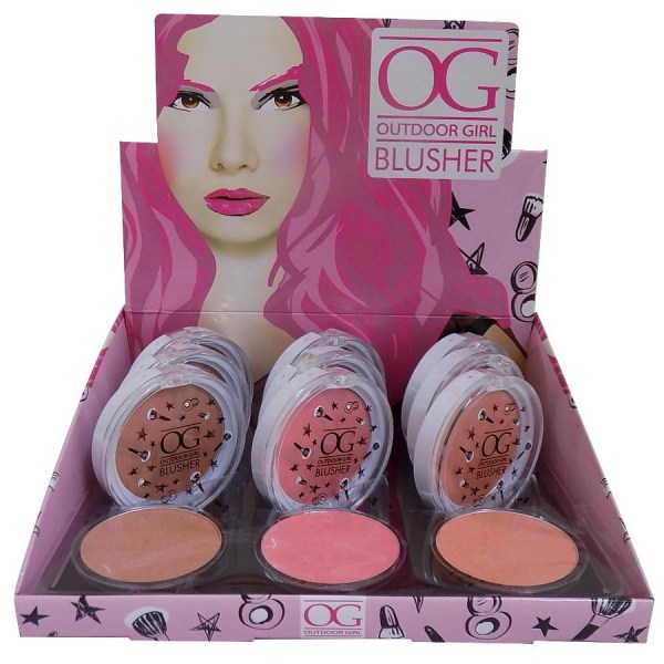 Outdoor Girl Powder Blusher Compact - It's Mine Rosa