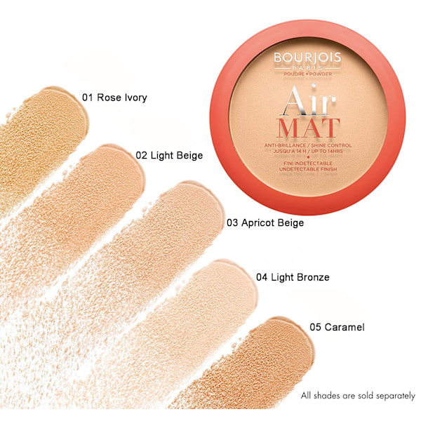 Bourjois Air Mat Pressed Powder-05 Caramel Mörkbrun