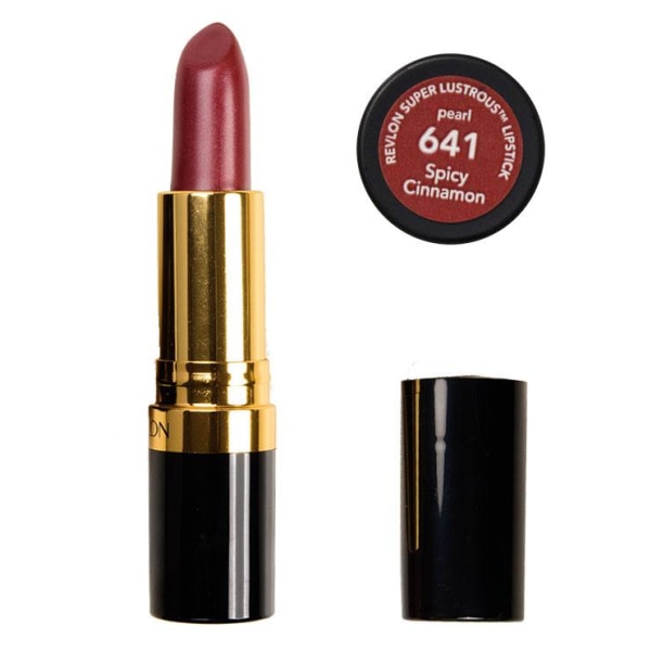 Revlon Super Lustrous PEARL Lipstick - 641 Spicy Cinnamon Plommon