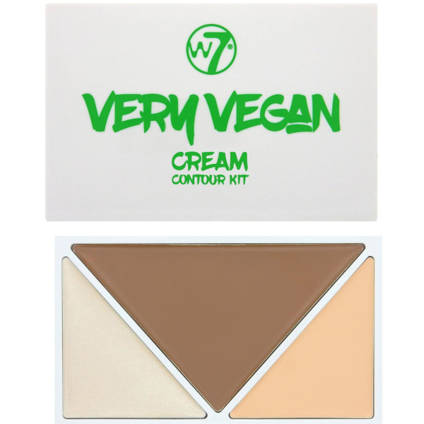 W7 Very Vegan Cream Contour Kit - Fair Light multifärg