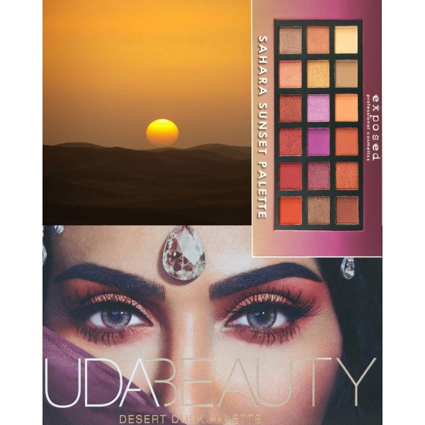 Exposed London Limited Edition Sahara Sunset Palette flerfärgad