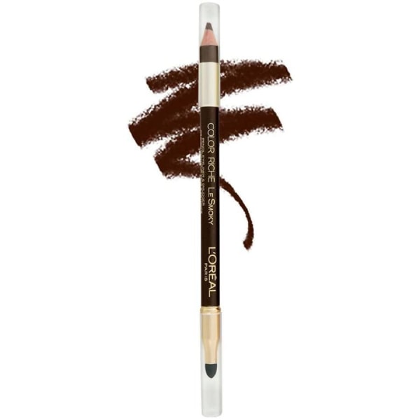 L'Oreal Riche Le Smoky Pencil Eye Liner & Smudger-Brown Fusion Brun
