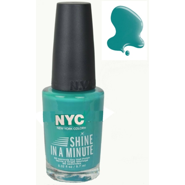 NYC Shine In A Minute Nail Polish-360 Peacock Turkos