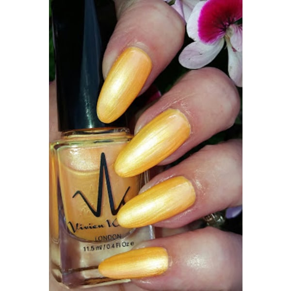 Vivien Kondor Vegan Friendly Neon Nail Polish-Neon Gold Guld