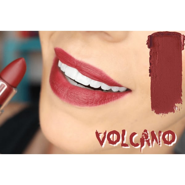 NYX Velvet Matte Lipstick - 05 Volcano Volcano Red