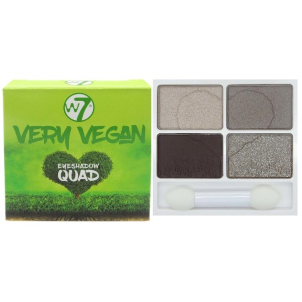 W7 Very Vegan Eyeshadow Quad-Warm Winter multifärg
