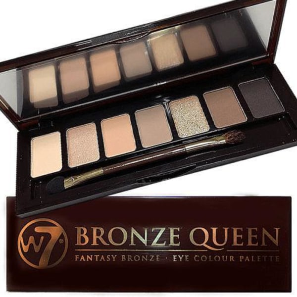 W7 Bronze Queen Fantasy Bronze 7 Colour Eyeshadow Palette multifärg