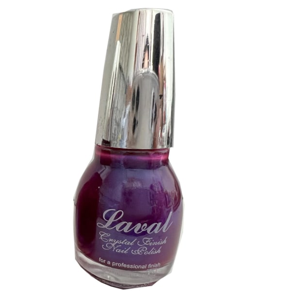 Laval Crystal Nail Polish-Wild Grape Lila