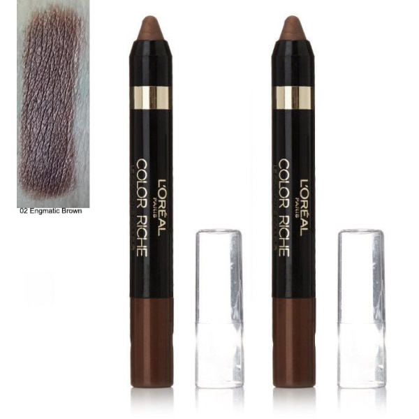2st L'Oreal Le Crayon Eyeliner & Eyeshadow-Enigmatic Brown Enigmatic Brown
