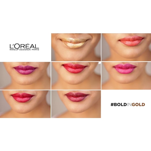 L'Oréal Gold Obsession 24K Guld-Shimmery Lipstick - Rouge Gold