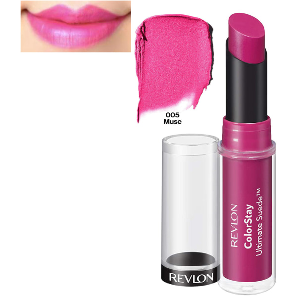 Revlon ColorStay Ultimate Suede Lipstick - 005 Muse Cerise Pink
