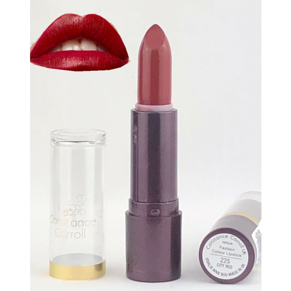 Constance Carroll UK Fashion Colour Lipstick - 225 City Red Röd