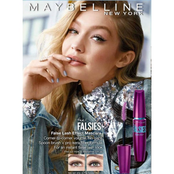 Maybelline Volum Express Falsies Feather Look Mascara-Glam Brown Mörkbrun