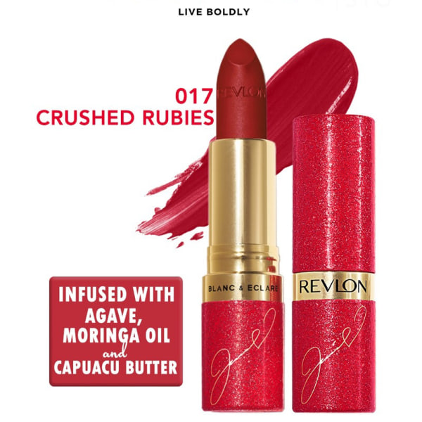 Revlon Limited Edition Jessica’s Matte Lipstick - 017 Crushed Rubies red