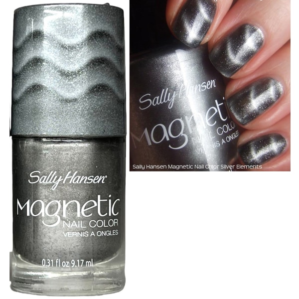 Sally Hansen Magnetic 3D Nail Art Color - Silver Elements silver