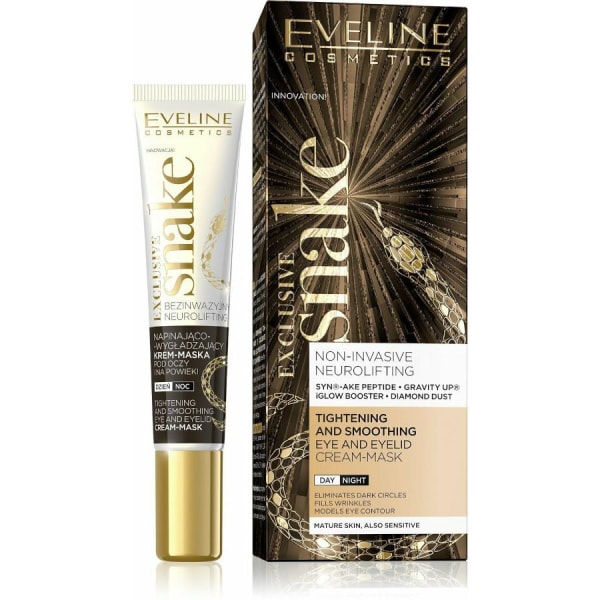 Eveline Exclusive Snake Tightening & Smooth Eye & Eyelid Cream-Mask Transparent