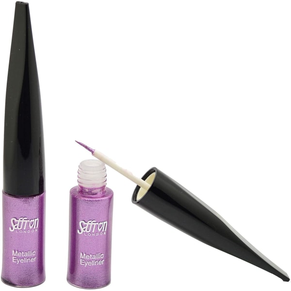 Saffron METALLIC Liquid Eyeliner - Metallic Lilac Lila 63bc | Purple | 150  | Fyndiq