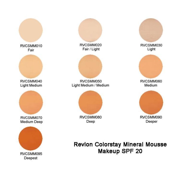 Revlon Colorstay Mineral Mousse Makeup SPF20 - 050 Light Medium Beige