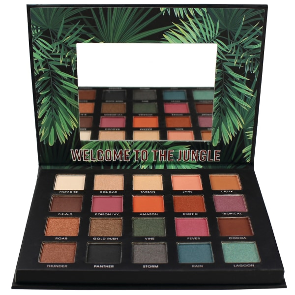 Technic Limited Edition Welcome to Tropical Jungle 20 Eyeshadow Palette-Be Fearless Multicolor