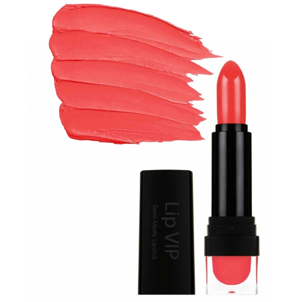 Sleek VIP SEMI-MATTE Lipstick - Guest List 1006 Rose Red