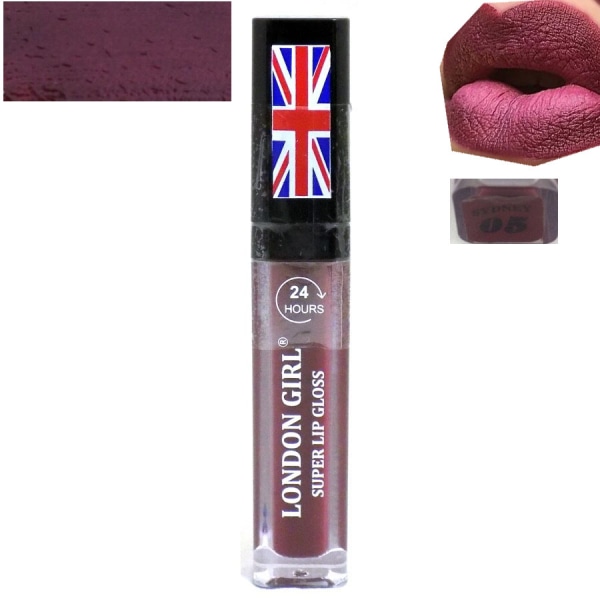 London Girl I'm MATTE 24 Hours Lasting Super Lip Gloss-05 Sydney rosa