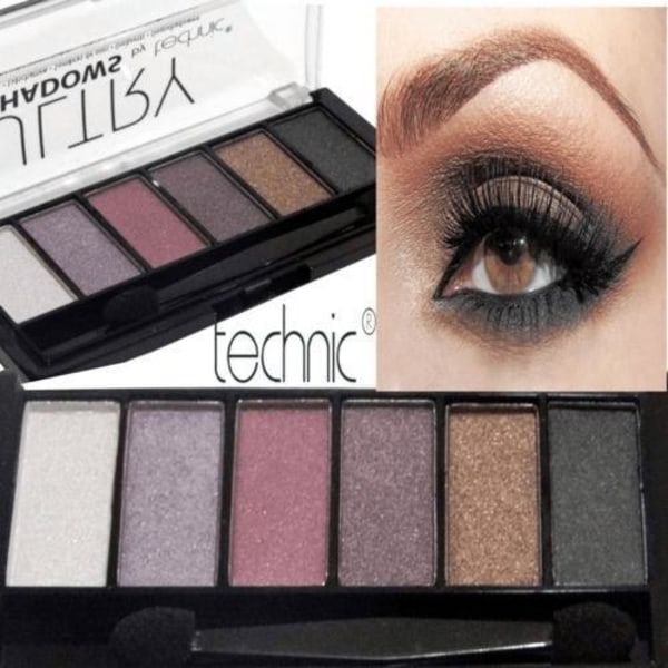 Technic Shimmery Sultry Eyeshadow Kit-Mulberry multifärg