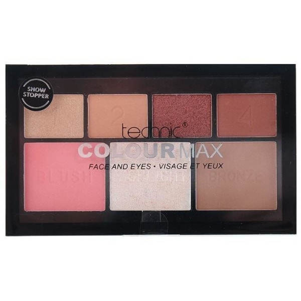 Technic VeganSuitable Max Face and Eyes Palette-Show Stopper multifärg