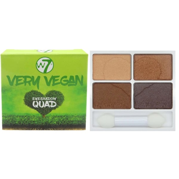 W7 Very Vegan Eyeshadow Quad-Autumn Amber