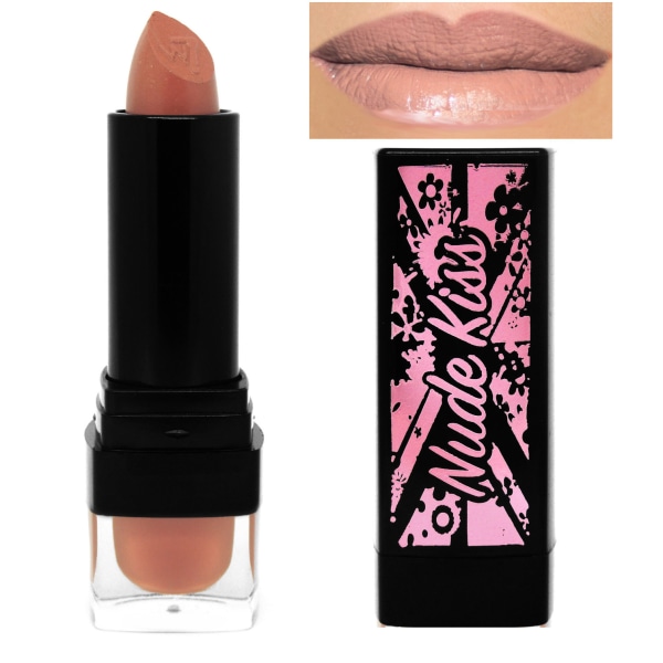 W7 Limited Edition Nude Kiss Naked Lipstick - Pink Sand Pink Sand
