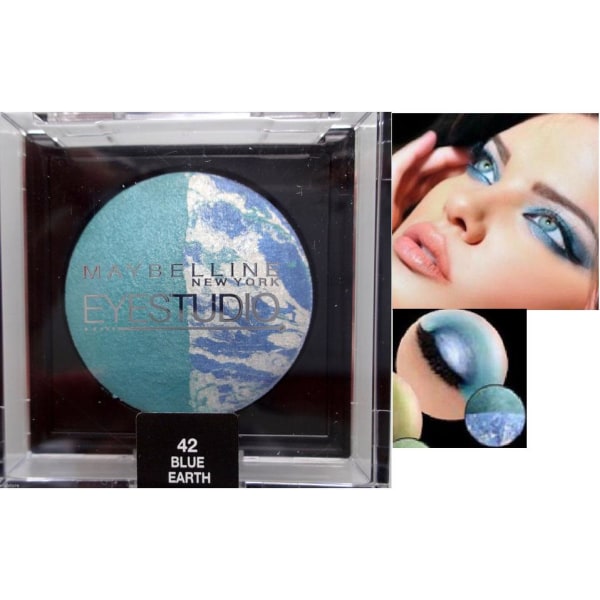 Maybelline Studio Hypercosmos Baked Duo-Eyeshadow - Blue Earth